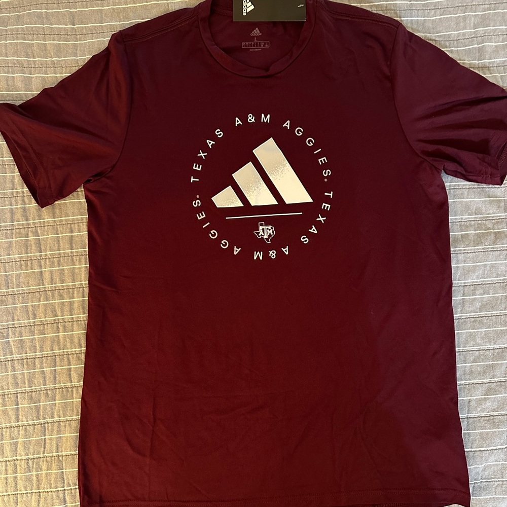 Adidas Maroon Texas A&M Aggies Tee